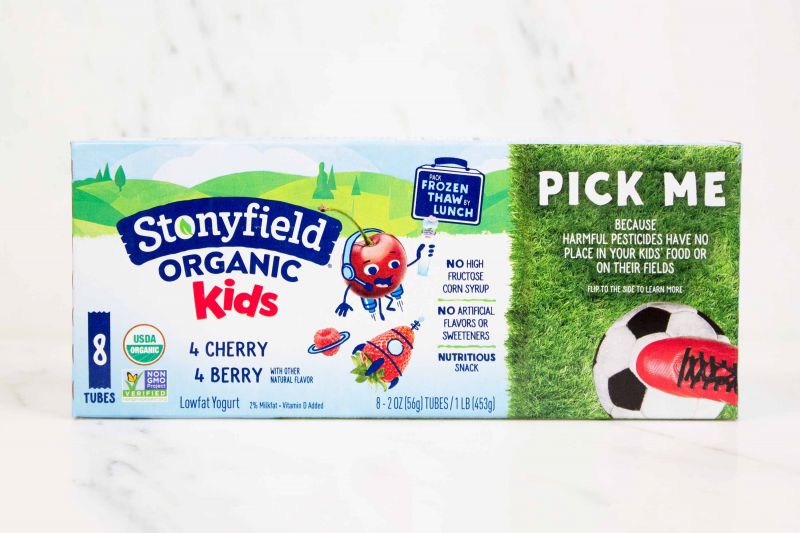 Stonyfield Organic Squeezers Cherry Blitz - 8/2 oz. tubes